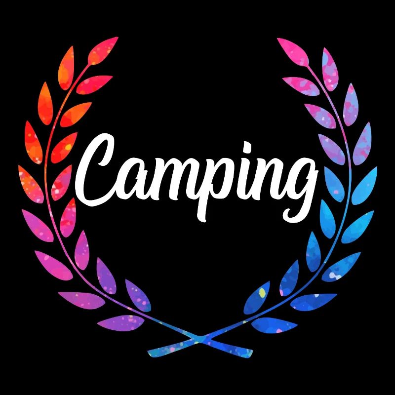 Camping Farblaurel Script