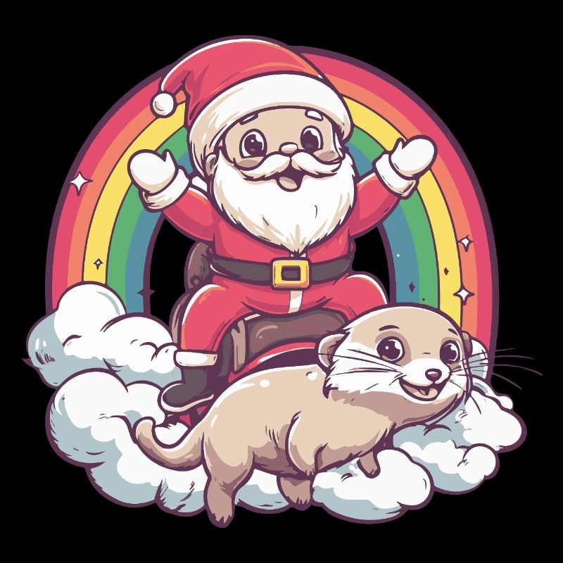 Erdmännchen Weihnachtsmann Weihnachten