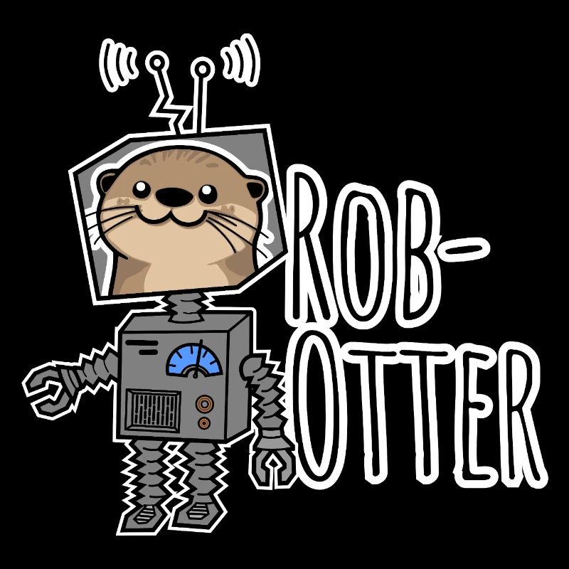Rob-Otter - Jeu de mots mi-loutre, moitié robot !