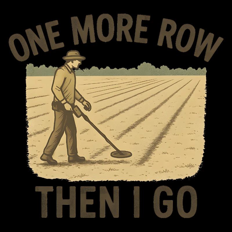 Encore une rangée et je me lance à la détection de métaux pour m’amuser