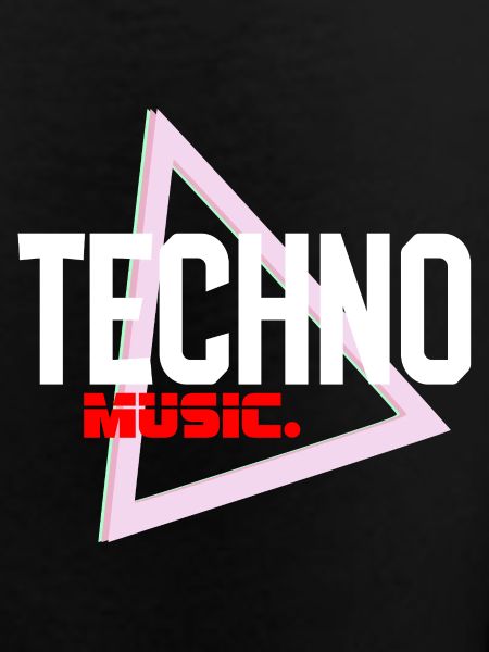 Techno Neon Triangle Pulse