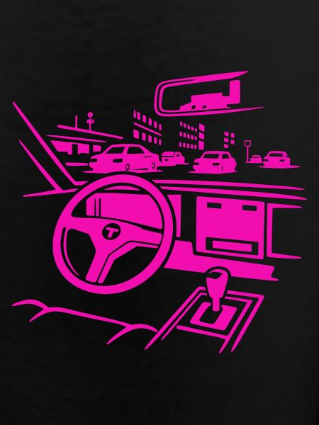 Neon Car Cockpit