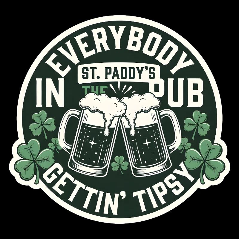 Tout le monde Gettin Gettin Gettin Pub St Patrick