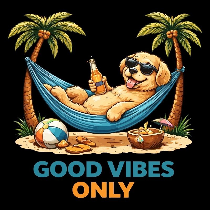 Chiot dans le hamac – Mode Relax