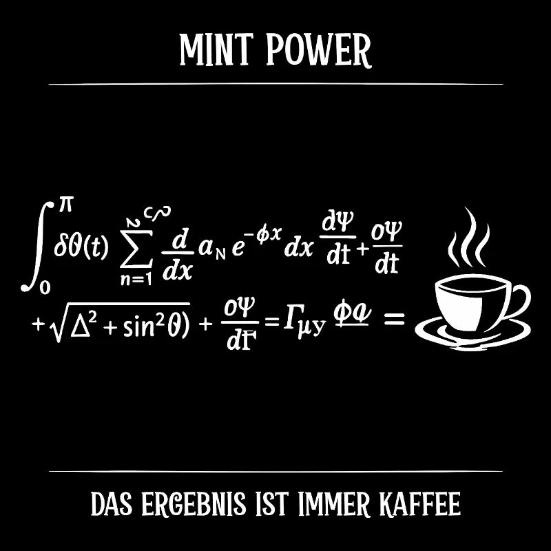 MINT Power Das Ergebnis ist immer Kaffee