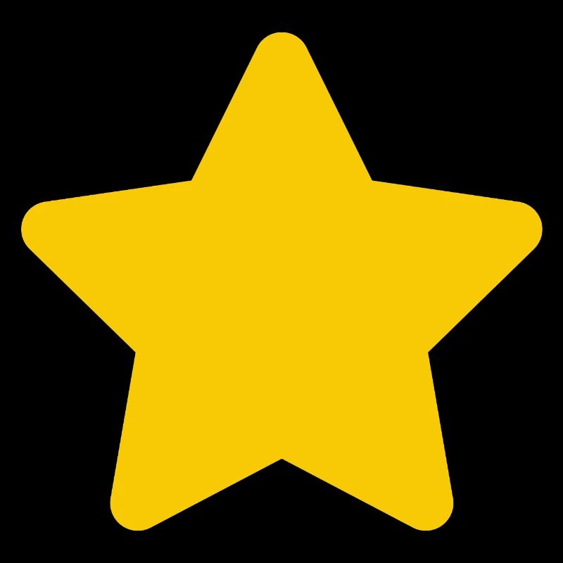 Accent étoile jaune : Simple Star
