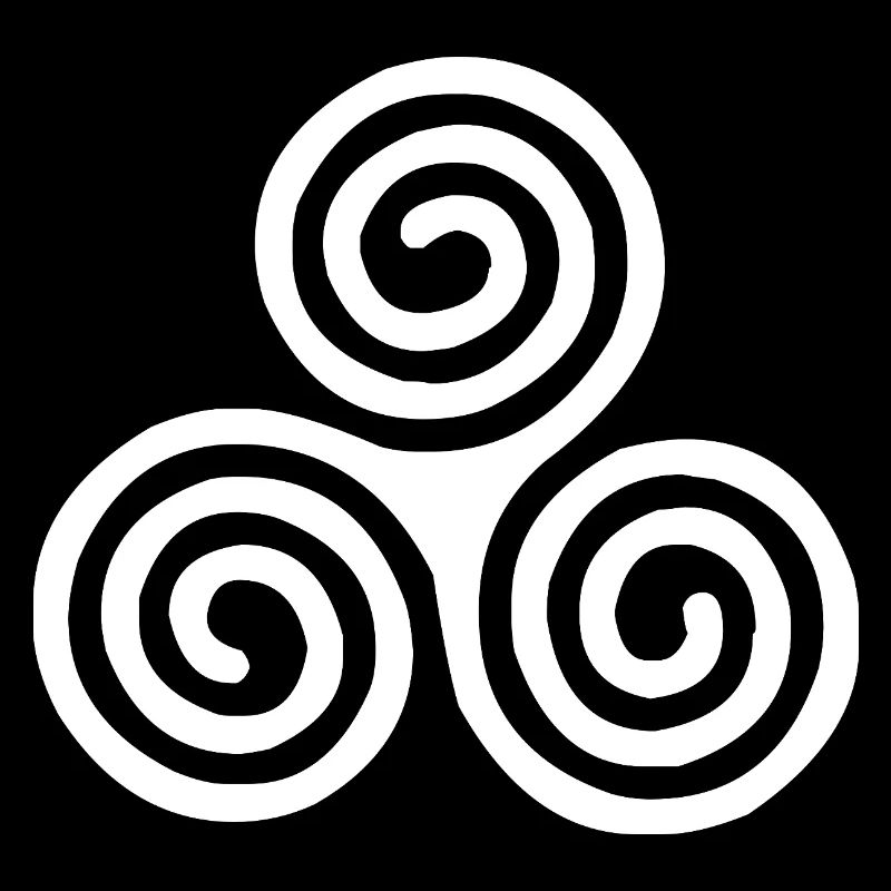 Triskele blanc