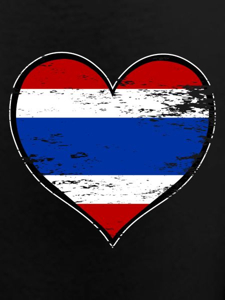 Thailand Heart Flag used