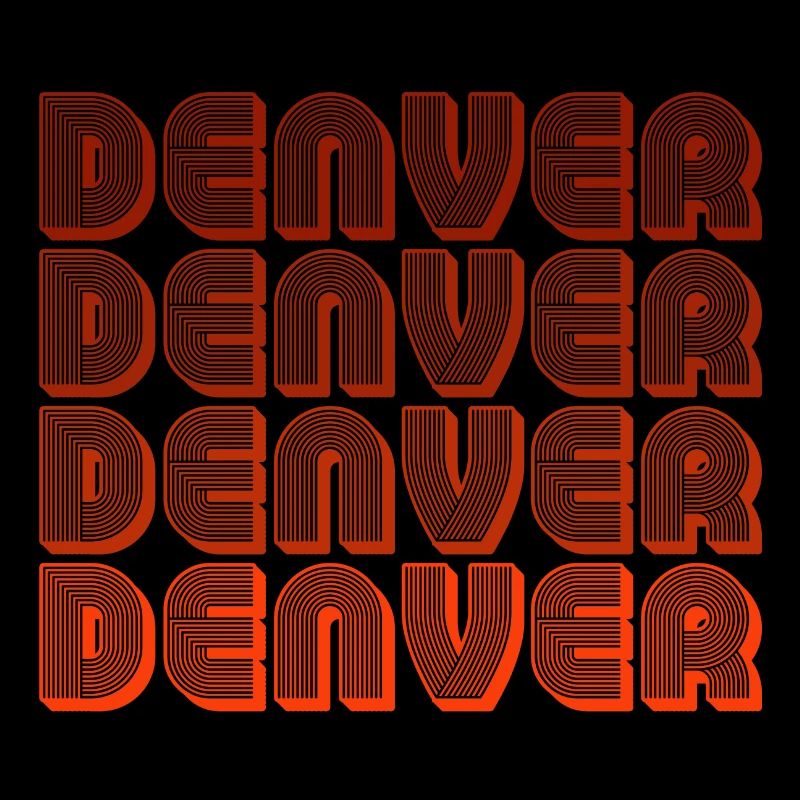 Denver Retro Blockschrift