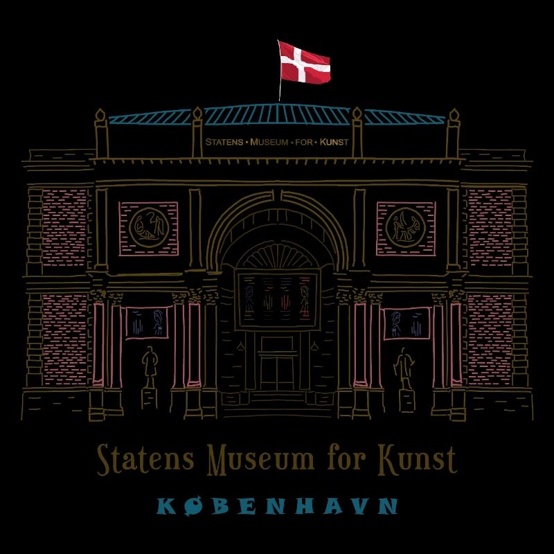 Copenhague, Musée d’art SMK, Dessin Danemark