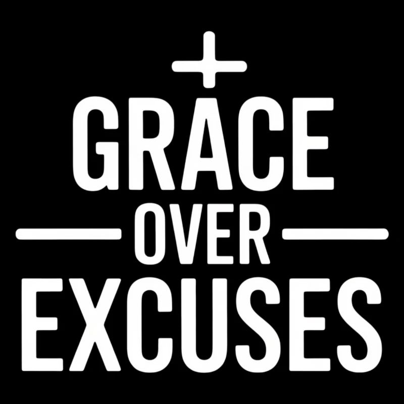 Message de grâce chrétienne sur les excuses