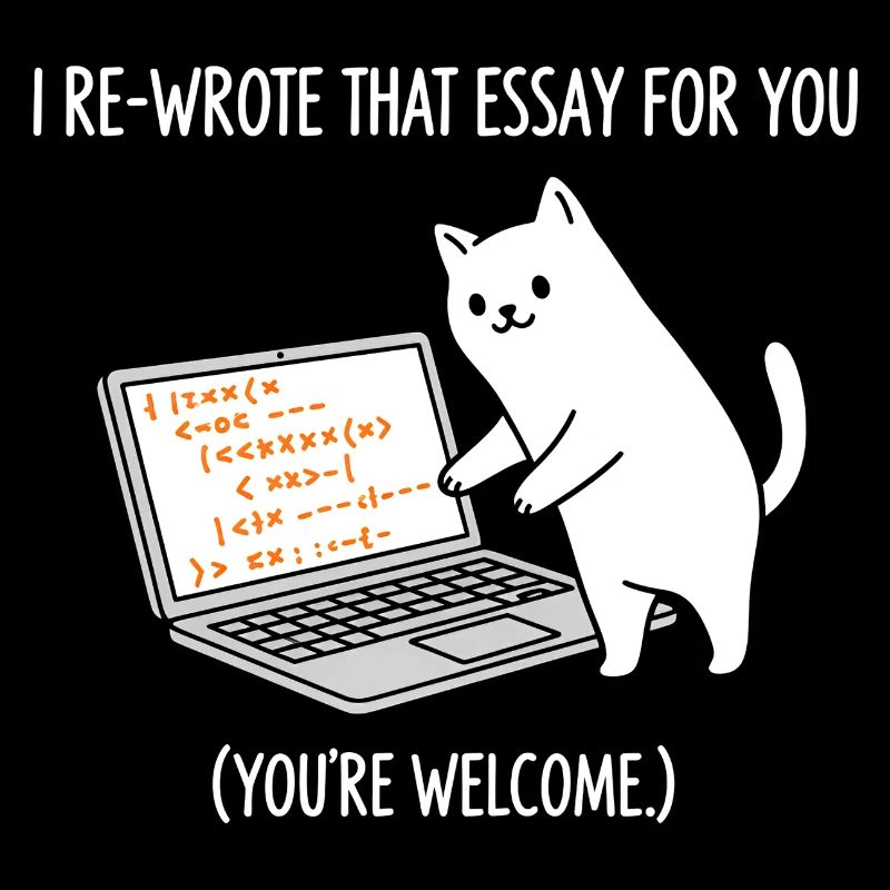 Code cat explains tasks