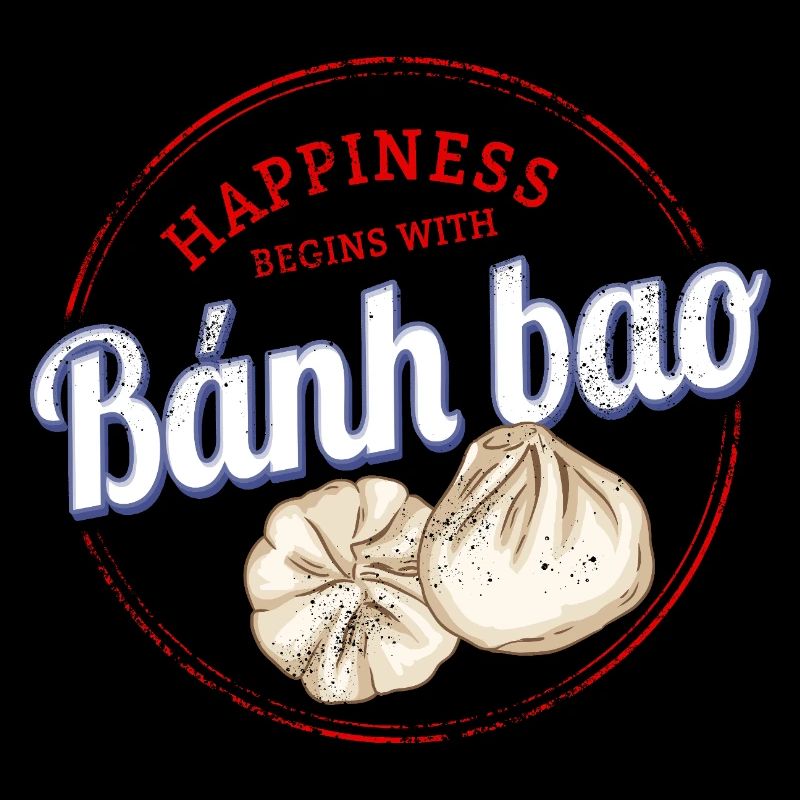Bánh Bao Dumpling oder Baozi Vintage Teigtasche