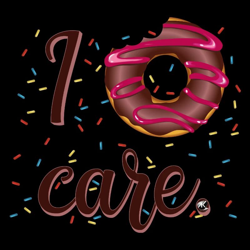 Glasierte Donut Abbildung mit Inschrift