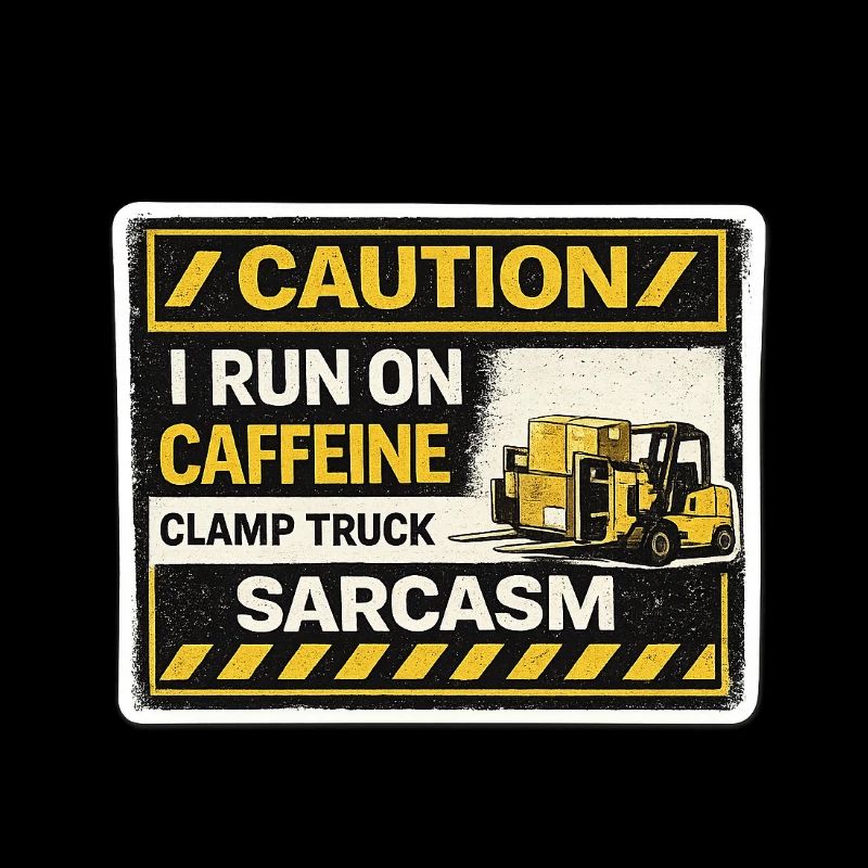 Caffeine Fueled Forklift Sarcasm