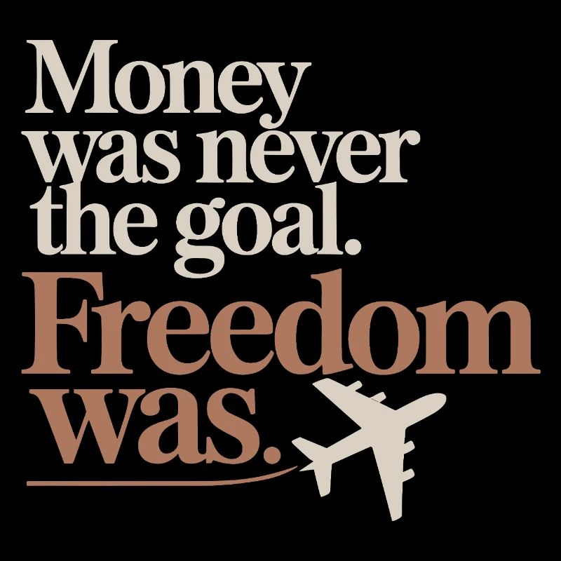 Objectif financier Esprit de liberté Entrepreneur Liberté