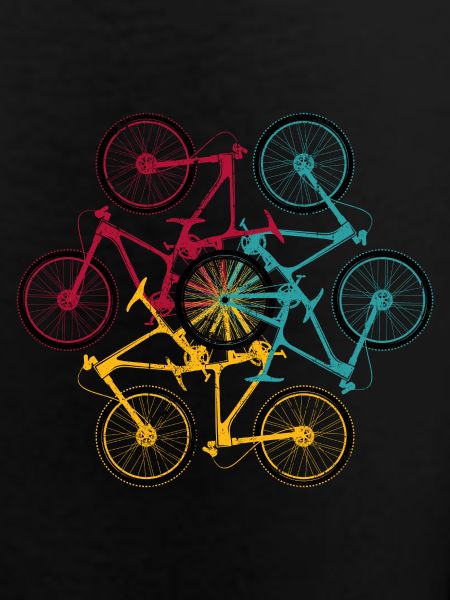 Vibrant Bicycle Mandala