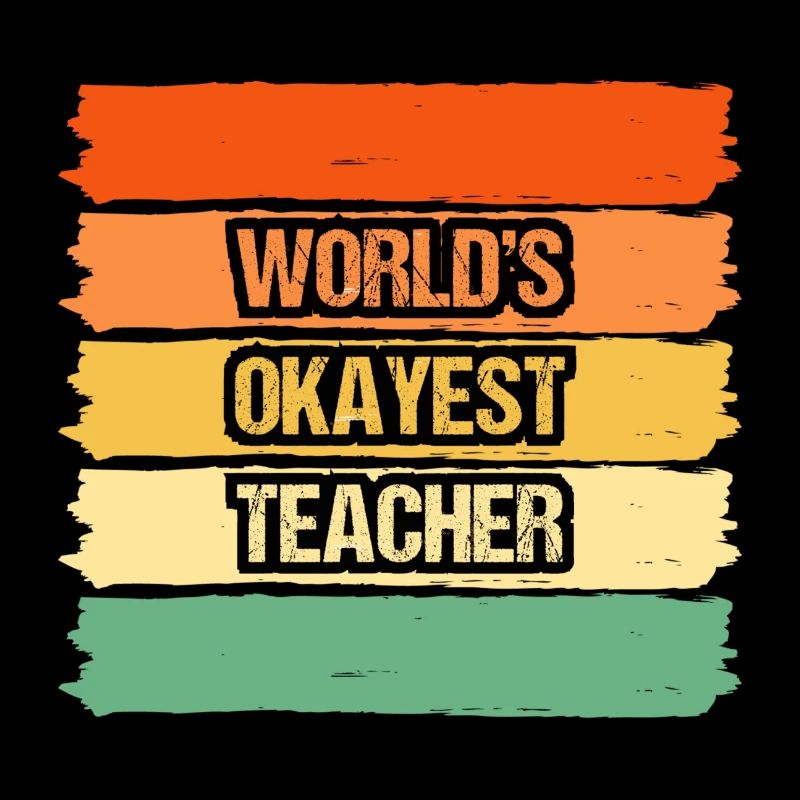 Conception du t-shirt de l’enseignant le plus acceptable au monde