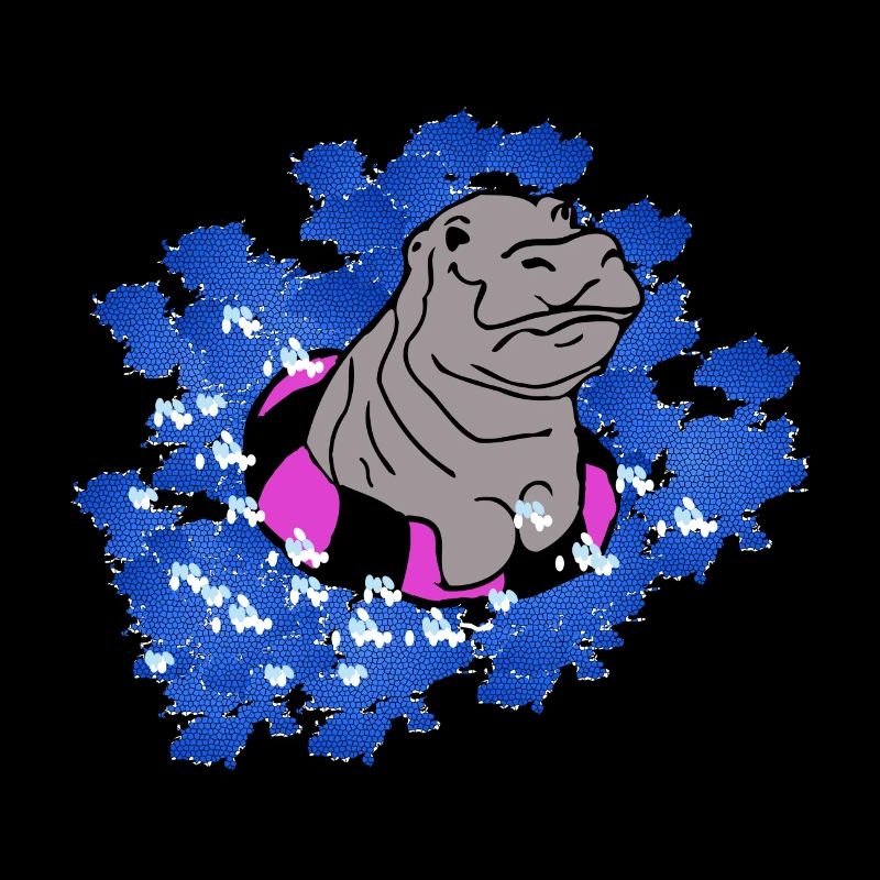 Bébé hippopotame