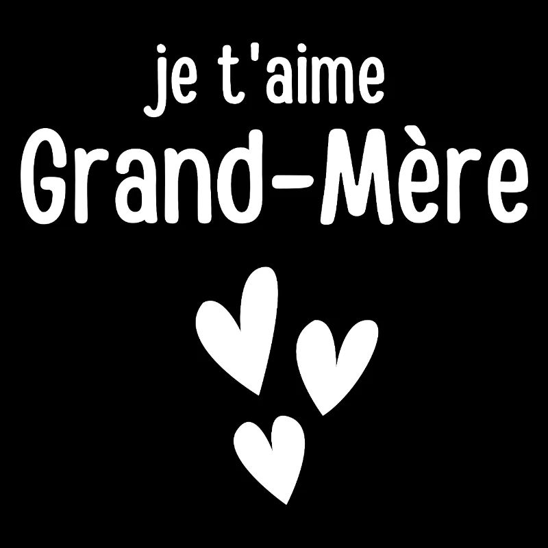 Je t'aime Grand-Mère Coeurs