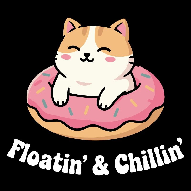 Cat Donut Chill at Pinkfrost