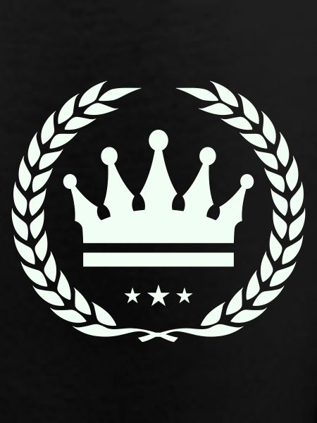 Crown Foliage Emblem Design