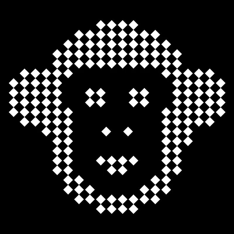 Pixel Monkey Emblème du Losange