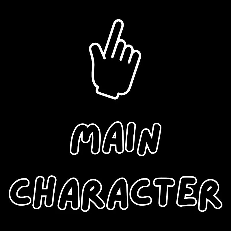 Main Character – Bold Typography Design