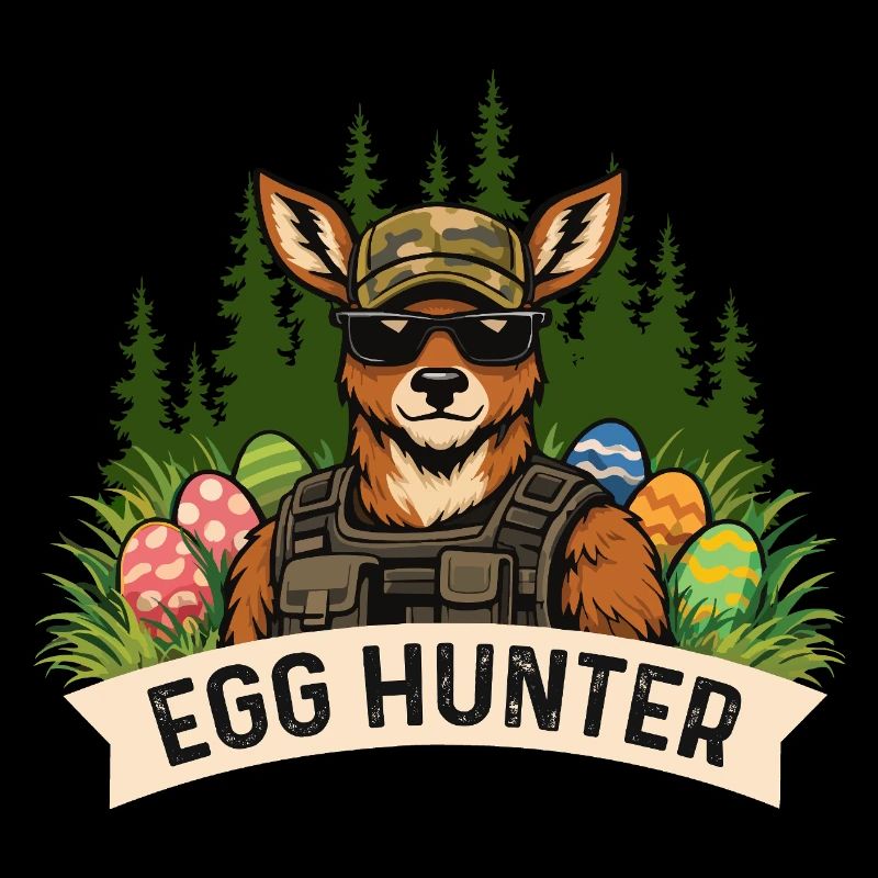 Egg Hunter Osterhase Frühling Eierfärben