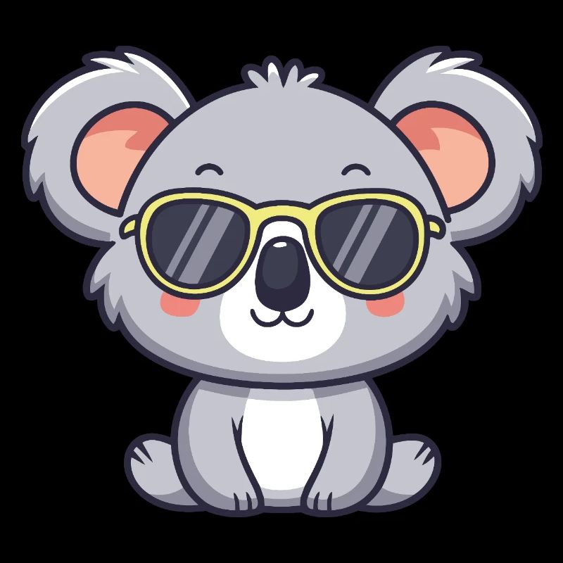 Koala Yellow Pop Glasses