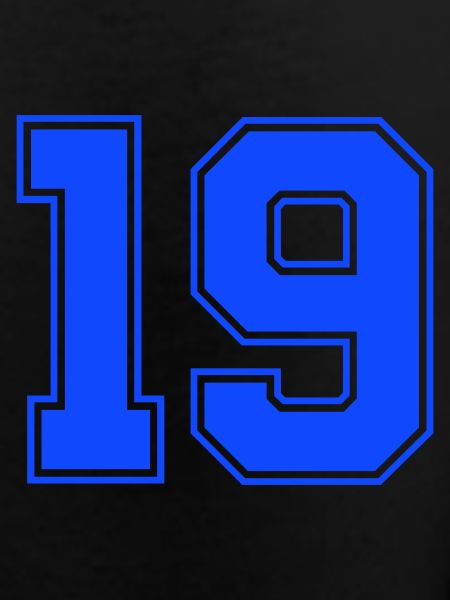 Neon 19 Blue Lettering