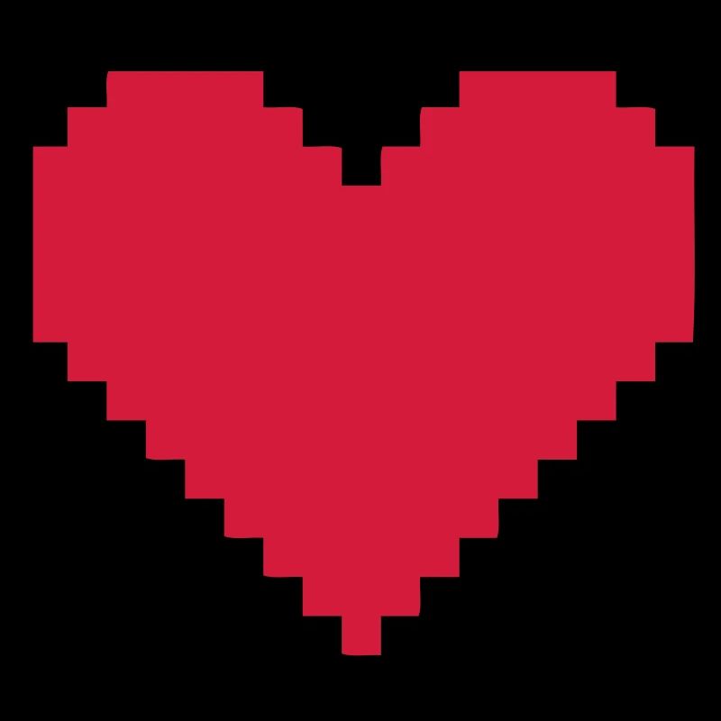 Herz aus Pixel