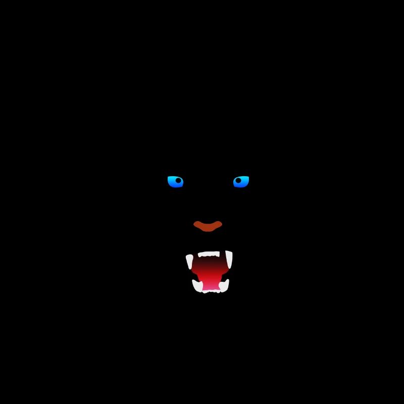 Jaguar aux yeux bleus sur le point d’attaquer