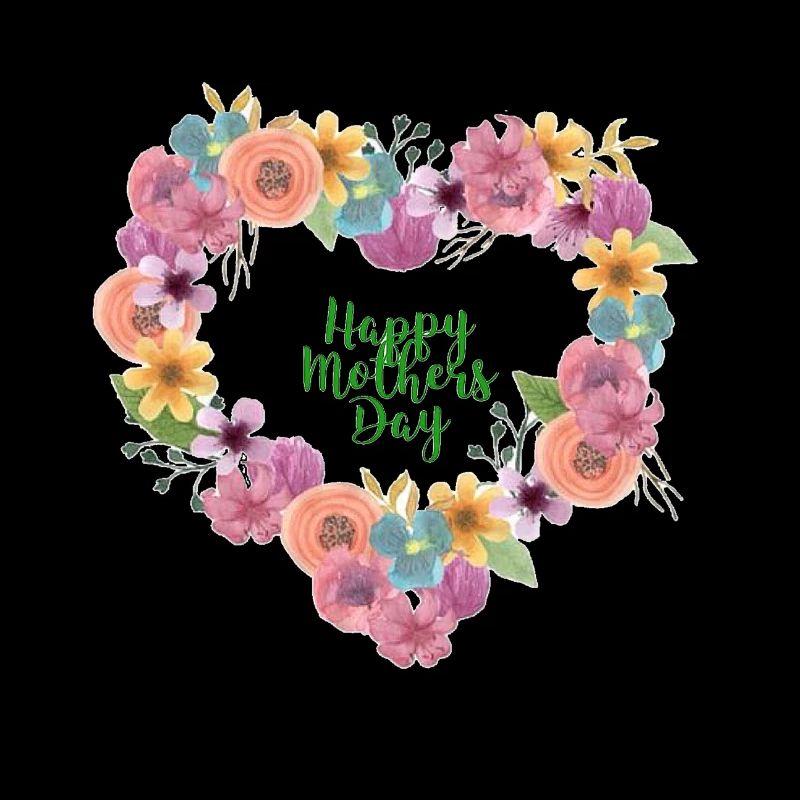 Blumenherz Muttertagsdesign