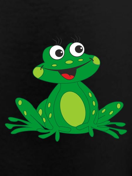 cheerful frog