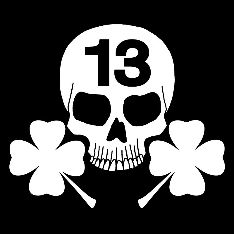Lucky White Skull