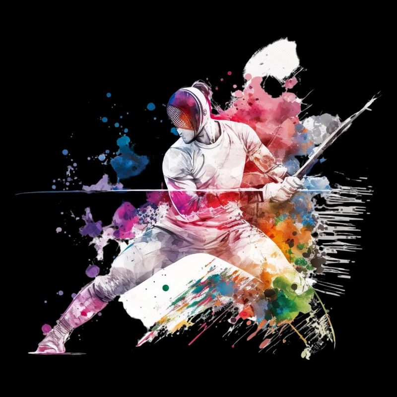 Clôture de couleur dans l’éclaboussure d’eau