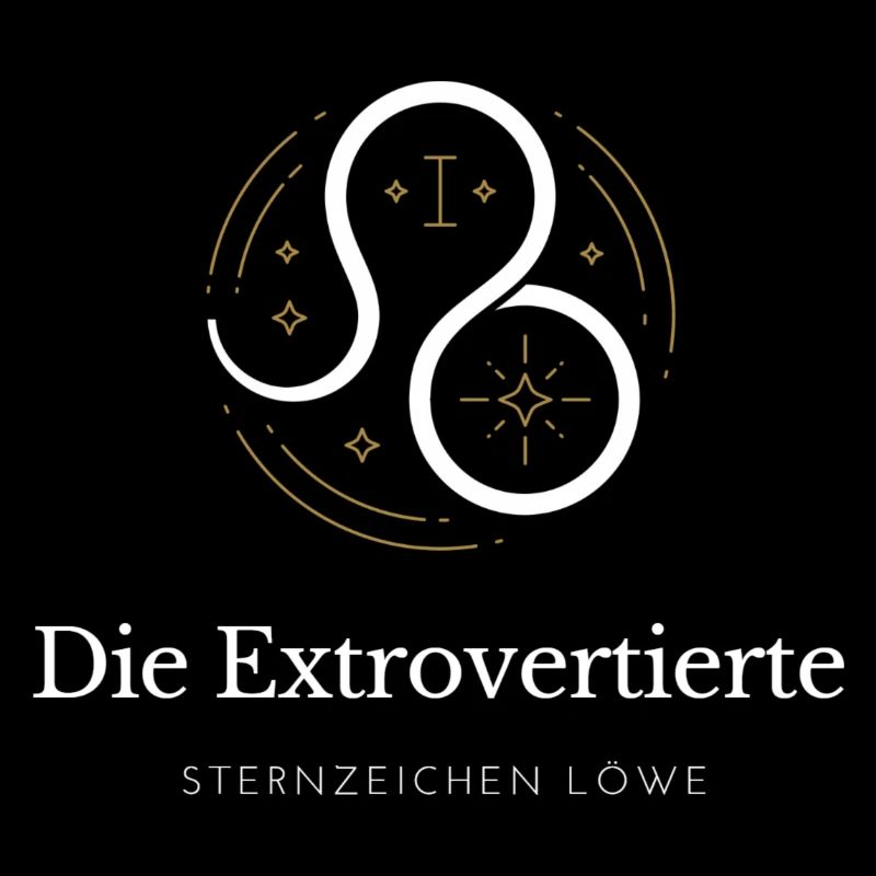 Leo Extrovert Logo Sternzeichen