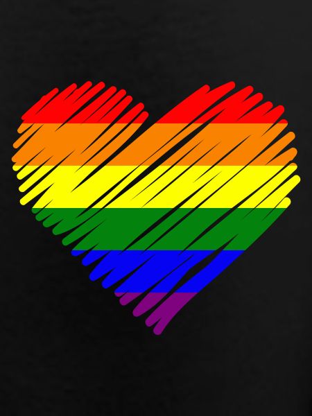 Rainbow Pride Heart