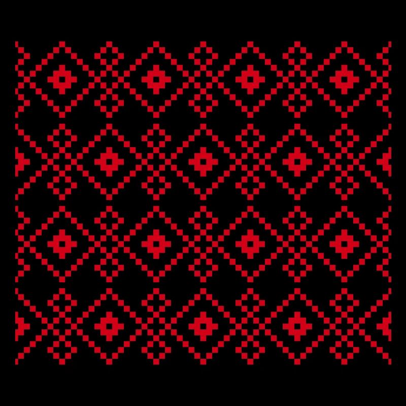 Pull uni de Noël (rouge)