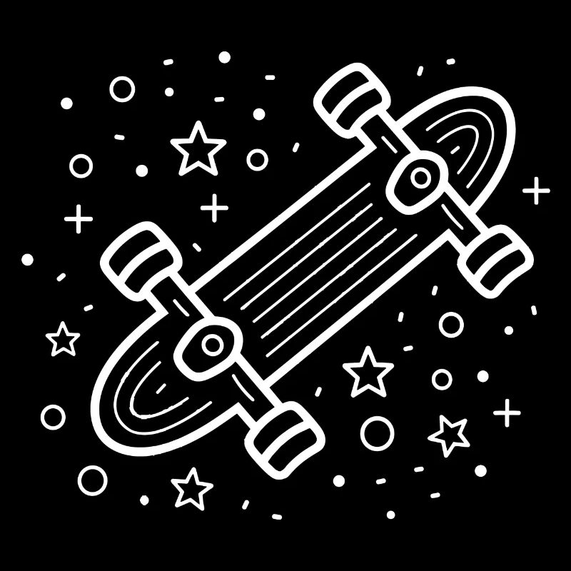 Skateboarding Comic
