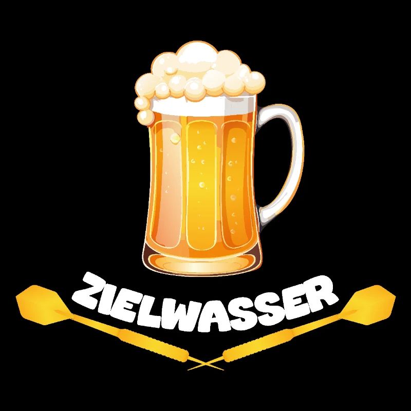 Fléchettes cible eau bière chope fléchettes