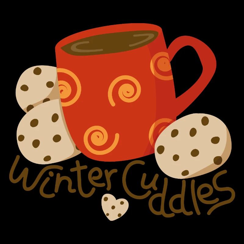 Tasse de chocolat chaud avec des biscuits