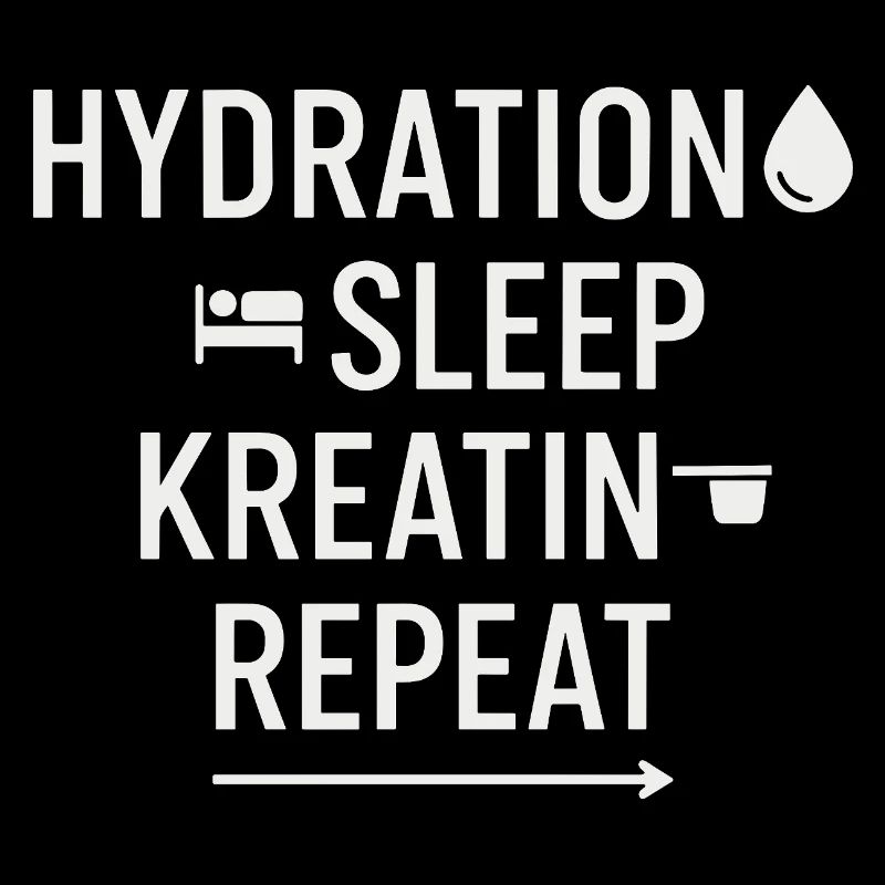 Hydration Sleep Creatine Repeat