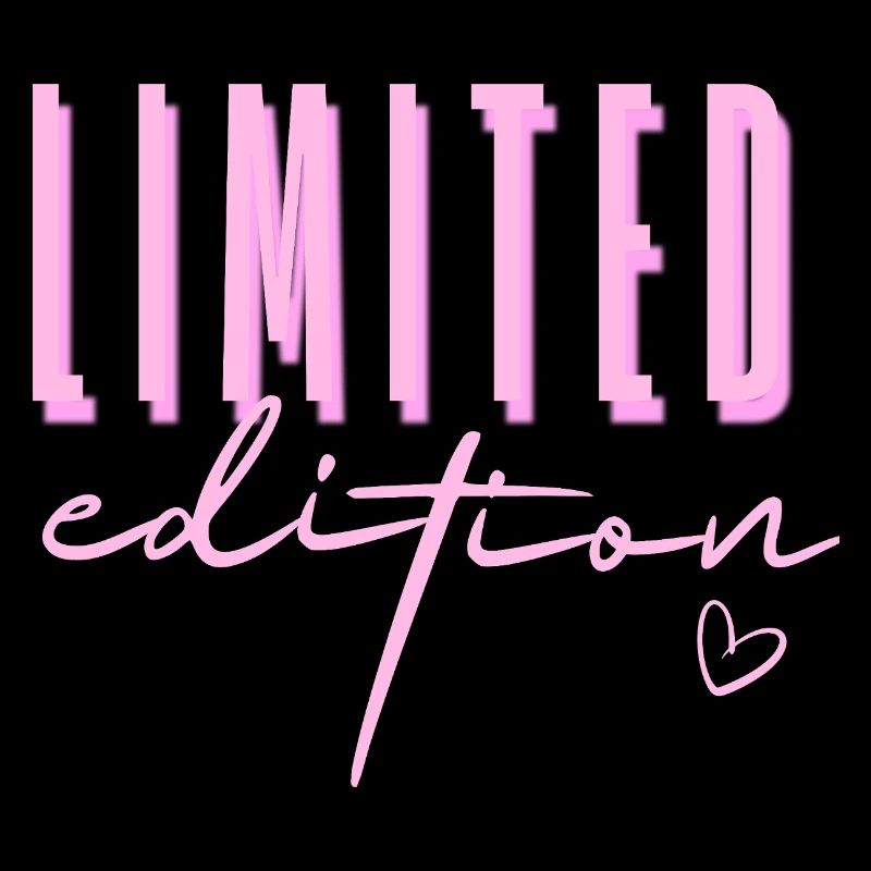 Édition limitée Pink Script | Streetwear Design