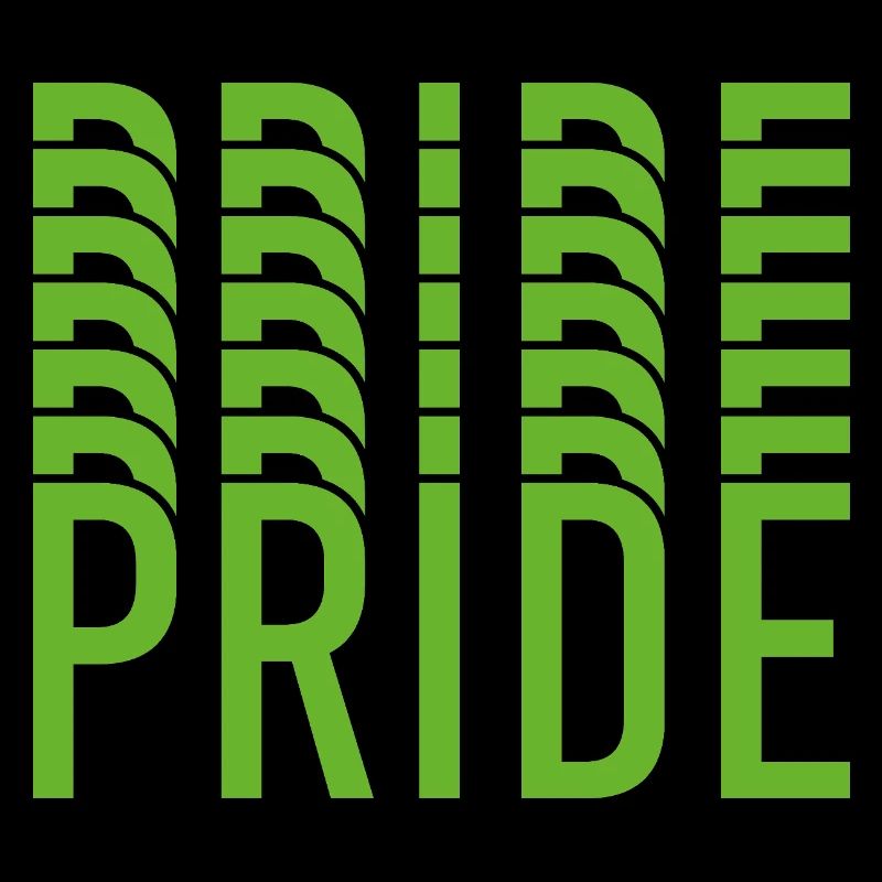 Conception du texte Lime Green Pride