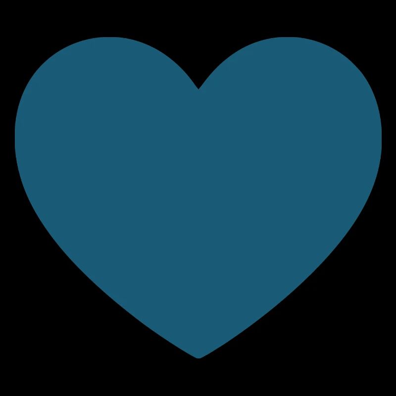 Cadeau de cœur bleu pour la Saint-Valentin