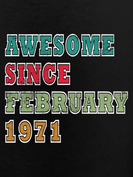 1971 February Birthday Legend