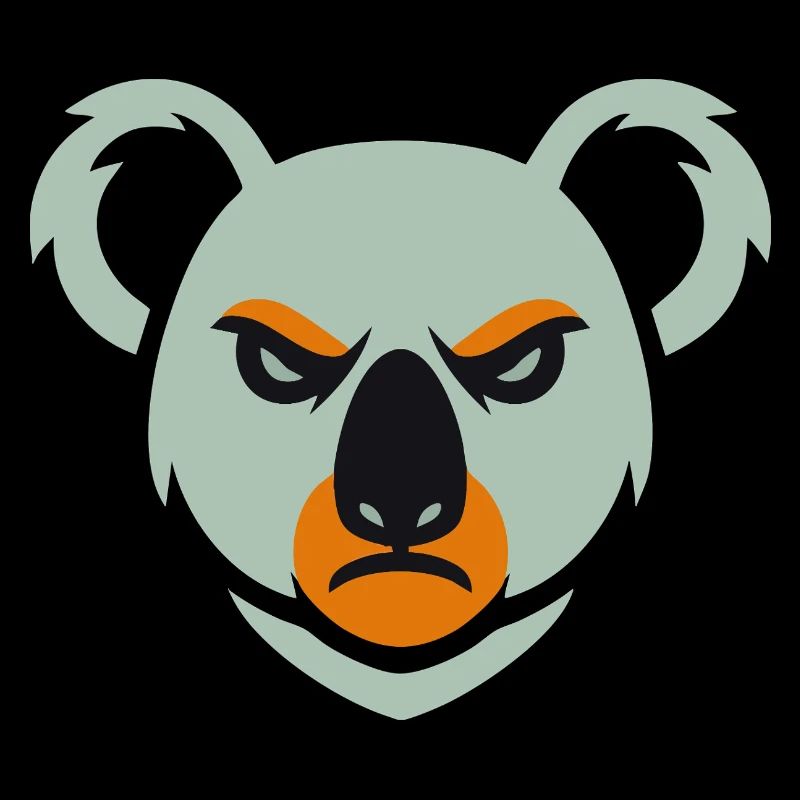 Wütender Koala Blick