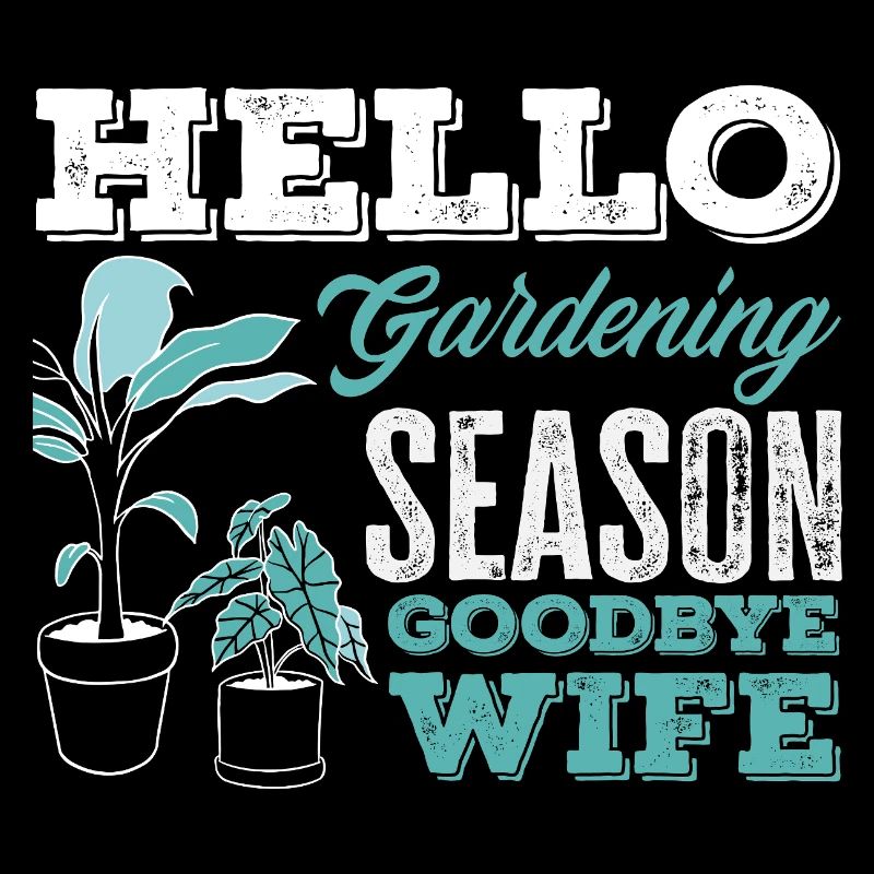 Gartensaison Auf Wiedersehen Ehefrau